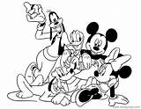 Disneyclips Topolino Colorare Disegni Amici Suoi sketch template
