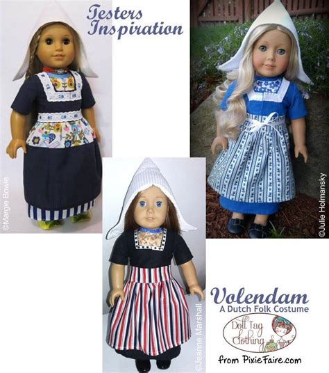Doll Tag Clothing Volendam A Dutch Folk Costume Doll