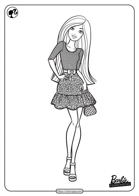 barbie fashion coloring pages coloring pages