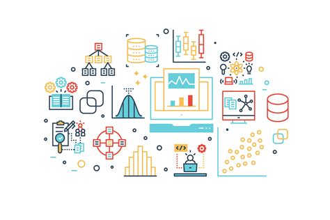 data analysis  icons illustration  vector art  vecteezy