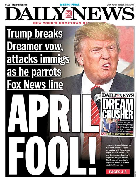 tomorrows daily news cover trump april fool