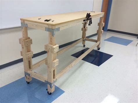 woodworking bench adjustable height legs