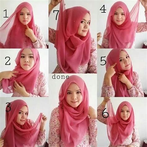 easy tutorial hijab segitiga yang simple 2016 17 hijabiworld