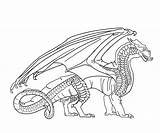 Fire Wings Coloring Pages Seawing Getcolorings Rainwing Color sketch template