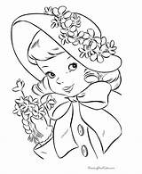 Easter Coloring Pages Hat Kid Printing Help sketch template