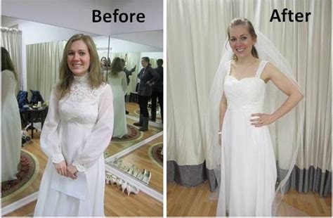 wedding dress re imagined bride s dress from her mom s original capitol romance ~ practical