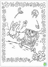 Dinokids Coloring Spongebob Close sketch template