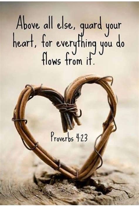 Proverbs 4 23 Old Testament Protect Heart Flows Christian Bible