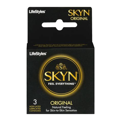 lifestyles skyn original non latex condoms 3 pack satisfaction