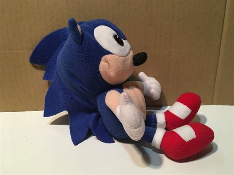 1993 Dakin Sonic The Hedgehog Reversible Plush Ball Vintage Toy Figure