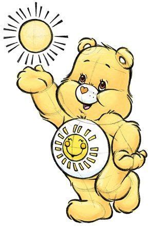 care bears funshine bear sketch bear cartoon cartoon icons cartoon