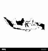 Indonesia Map Vector Kalimantan Isolated Stock Illustration Alamy Background sketch template