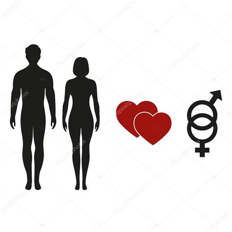 Male Female Symbols Sex Icon Gender Signs Man Woman Icon — Stock Vector