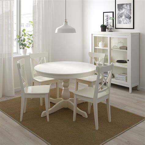 ingatorp extendable table white max length  ikea white