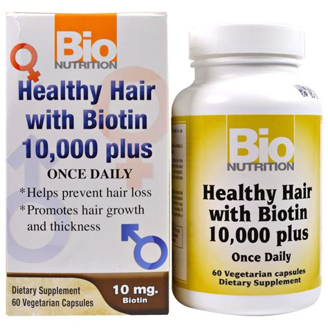 bio nutrition healthy hair  biotin    vegetarian capsules iherb