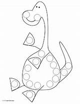 Dinosaur Dauber Sheets Curriculum Learn sketch template