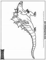 Godzilla Coloring Pages Printable Color Monster Monsters Party Coloringtop sketch template