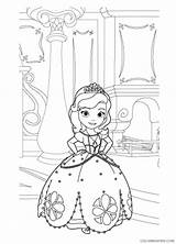 Pages Coloring Sofia Princess Coloring4free Castle Printable Related Posts sketch template