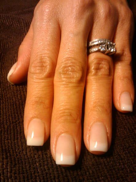 Neutral Nails Gel Overlay Nails Natural Acrylic Nails White Gel Nails