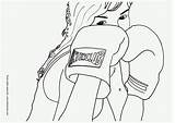 Coloring Boxing Pages Sports Printable Karate Judo Color Others Kids Sheets Edupics Large Kleurplaat Boksen Schoolplaten sketch template