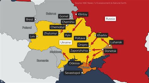 Russias Invasion Plan Could See Military Take Nine Routes Into Ukraine