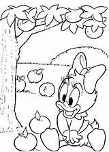 Coloring Duck Spring sketch template