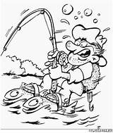 Coloriage Humour Pesca Pecheur Angeln Peche Imprimer Pêcheur Pêche Malvorlage Poisson Pompiers Ligne Disegnidacolorare Archivioclerici Seguito sketch template