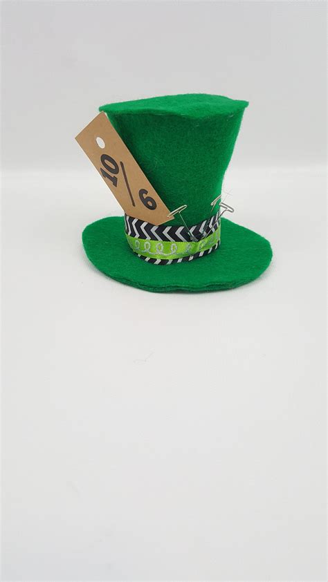 mad hatter tiny top hat mad hatter costume halloween etsy