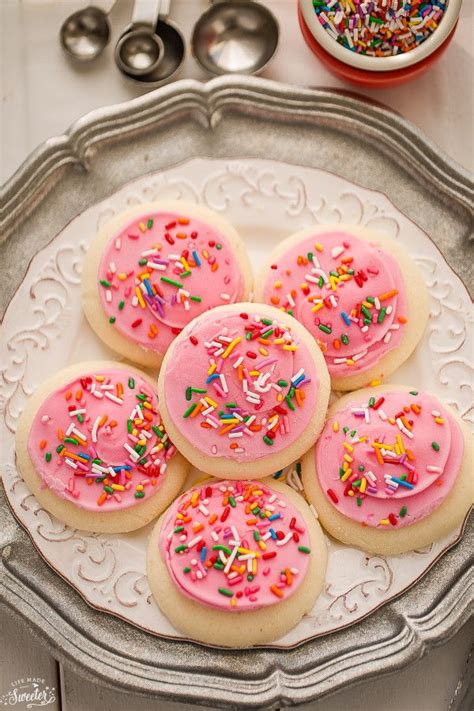 soft lofthouse style frosted sugar cookies are the perfect sweet treat