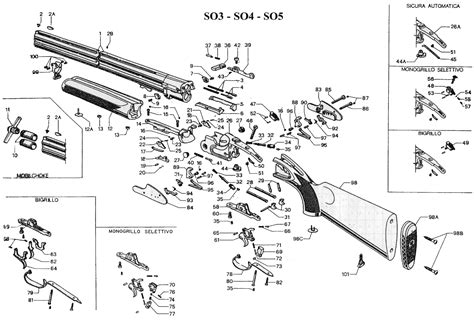 winchester shotgun parts diagram
