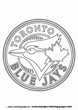 Jays Blue Pages Coloring Toronto Logo Mlb Browser Window Print sketch template