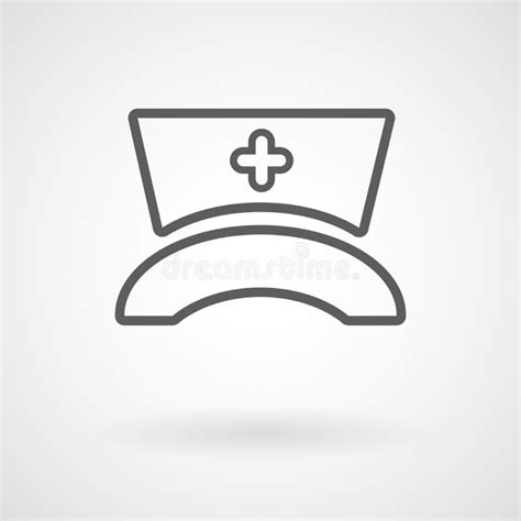 nurse hat icon vector stock vector illustration  object