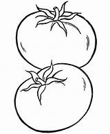 Tomate Coloring Pages Vegetable Visit Fruit Sheets sketch template