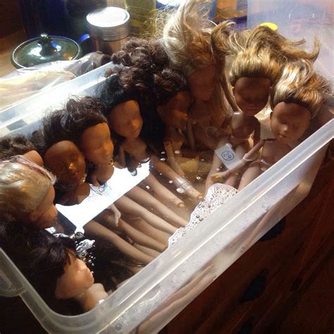 australian mom turns bratz dolls into regular girls by removing their unrealistic makeup bored