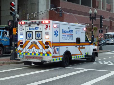 boston ems boston ems ambulance p mb spotted  boston emergencyvehicles flickr