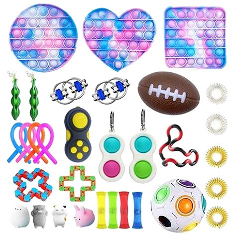 combo  pop  simple dimple fidget pack anti stress toys popping fidgets