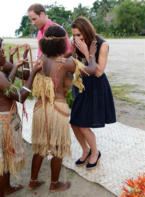kate middleton greeted by topless women on solomon islands the hollywood gossip