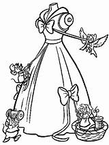 Noiva Cinderela Colorir Tudodesenhos sketch template