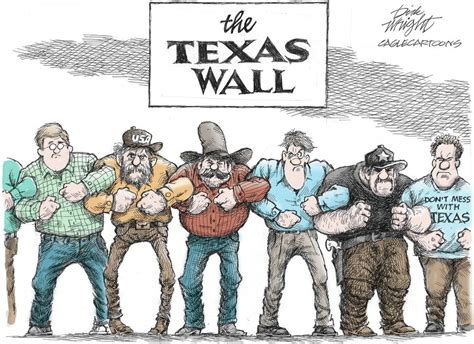 texas border wall cartoons drawing board opinion
