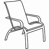 Chair Lawn Clipart Drawing Patio Chairs Draw Clip Getdrawings Lawnchair Cliparts Line Outside Lineart Back Transparent Library Furniture Outdoor Webstockreview sketch template