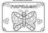 Papillon Gommettes Colorier Ans Gommette Nounoudunord Greatestcoloringbook Papillons sketch template