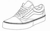 Vans Coloring Shoes Shoe Drawing Sneakers Skool Draw Drawings Sneaker Van Sketch Template Sketches Coloriage Footwear Converse Adidas Templates Tegning sketch template