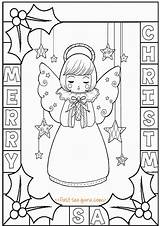 Coloring Holly Pages Printable Christmas Angel Chirstmas Leaves Cute Popular Library Coloringhome Print sketch template