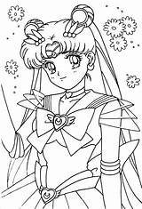 Sailor Characters Tsuki Xeelha Moons Cristal Chibi Ausdrucken Libros sketch template