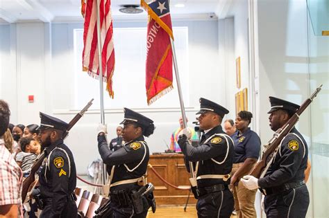 montgomery police promotions celebrated  city hall