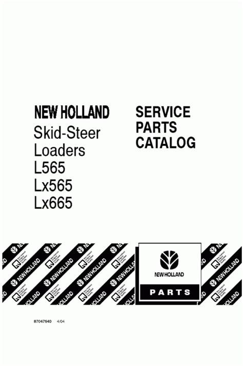 holland  lx lx parts catalog