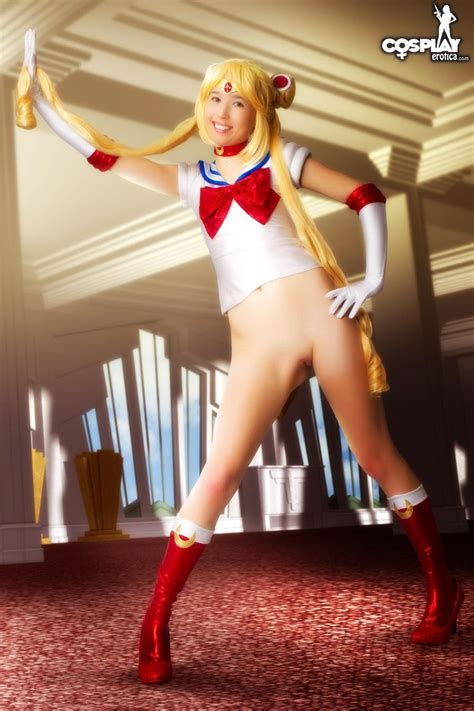 cosplay girl stacy is fighting evil by moonlight coed cherry