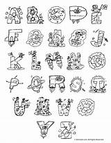 Alphabet Woo Chulas Woojr Abecedario Tangled Bubbles Caligraphy Artesanato Folder Diferentes Seonegativo sketch template