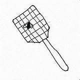 Fly Swatter Coloring Pages Color Choose Board sketch template