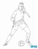Pogba Paul Coloring Pages Hellokids Print Color sketch template
